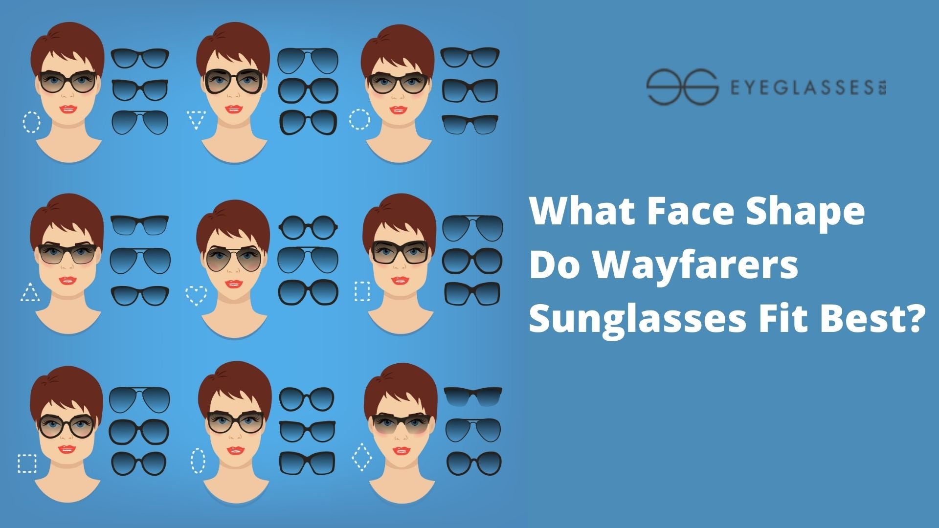 What Face Shape Do Wayfarers Sunglasses Fit Best? | Eyeglasses123.com